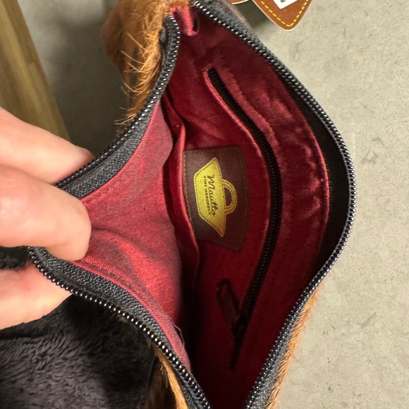 Lacey's Cowlick Brown Acid Wash Handbag - Picture 5 of 5